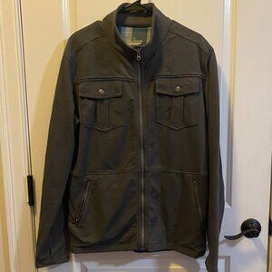 Royal Robbins Recycled Cotton Jacket Pockets Grey Lightweight L